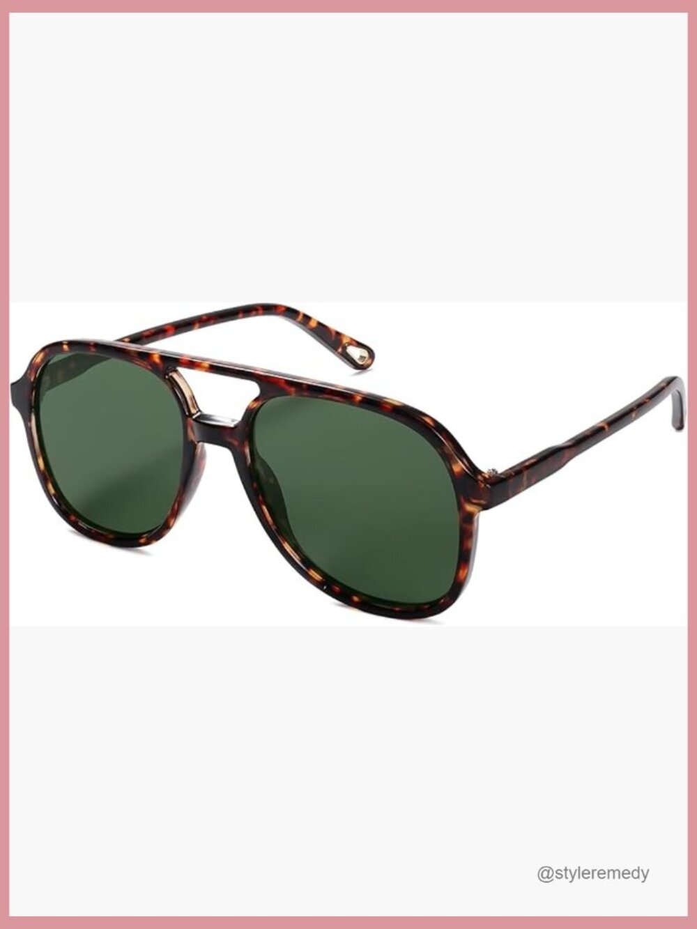 Retro Polarized Aviator Sunglasses with UV400 TAC Lenses